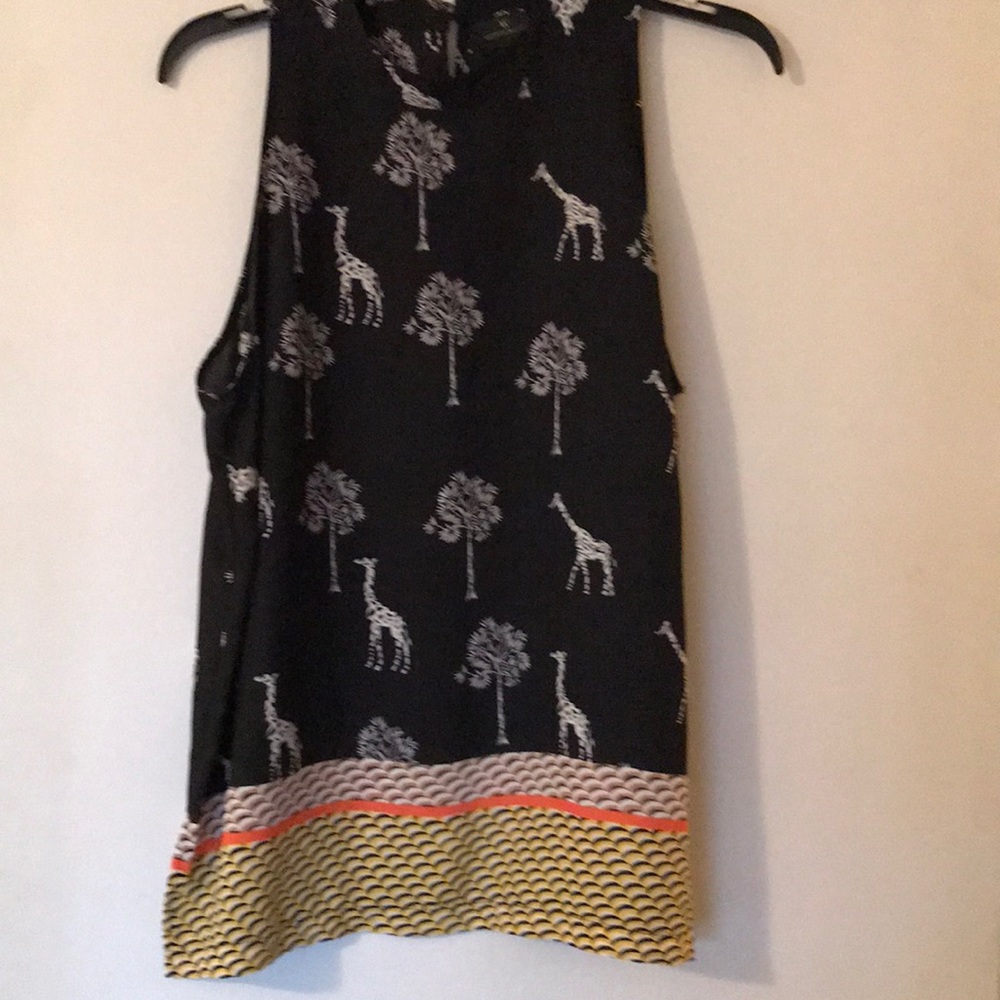 Tank sleeveless sheer